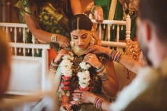 Kejal & Matt ensured they represented both their heritages by having a fabulous fusion rustic Indian country wedding at The Green in Cornwall.
